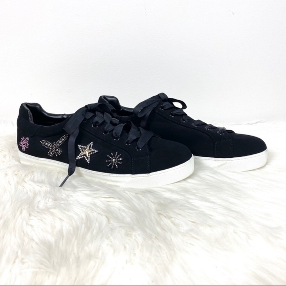 Libby Edelman Cece Star Embellished Sneakers Sz 11